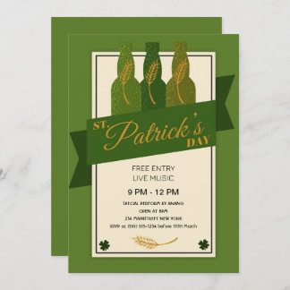 St Patrick's Day Party Invitation