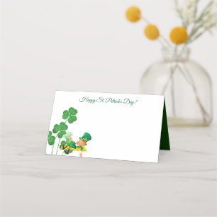St. Patrick's Day Party Name Place Card