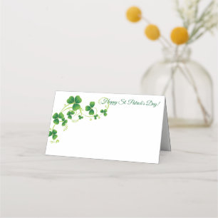 St. Patrick's Day Party Name Place Card