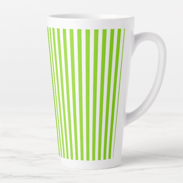 St. Patrick's Day Patern Latte Mug (Right)