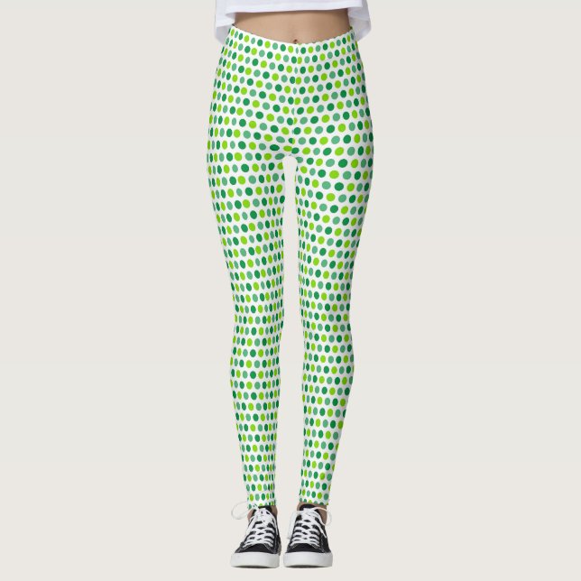 St. Patrick's Day Pattern-57491 Leggings (Front)