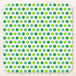 St. Patrick's Day Pattern-57491 Square Paper Coaster