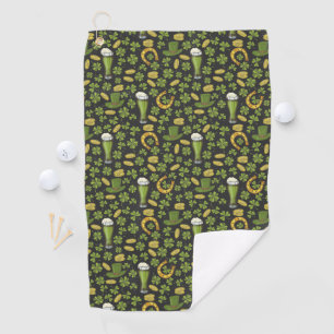St. Patrick's Day Pattern Golf Towel
