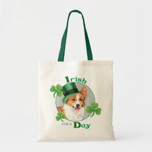 St. Patrick's Day Pembroke Welsh Corgi Tote Bag