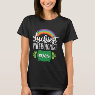 St Patricks Day Phlebotomist Phlebotomy technician T-Shirt