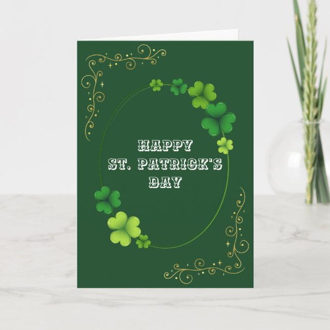 St. Patrick's Day Photo Card (Front)