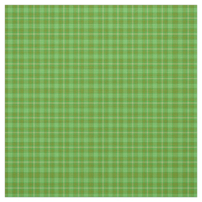 St. Patrick's Day Plaid Fabric (Swatch)