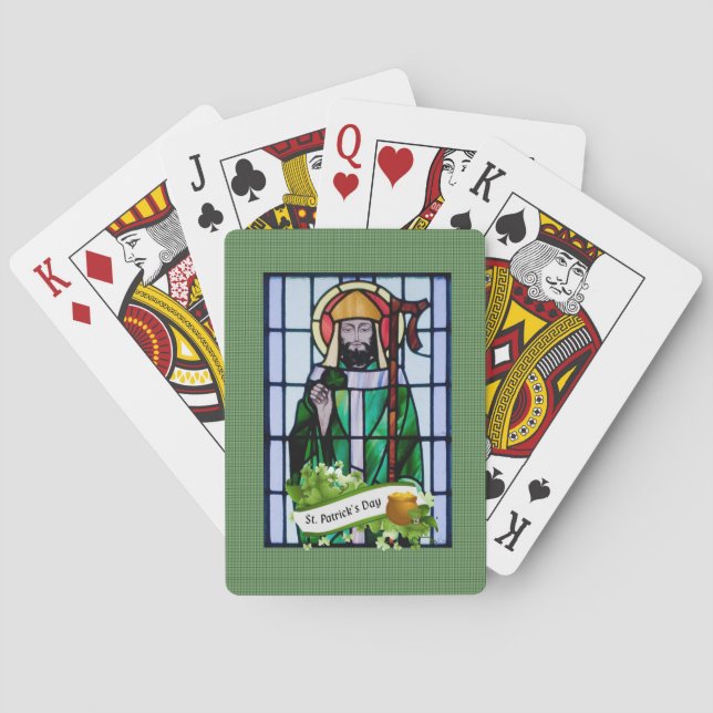 St. Patrick's  Day Playing Card Deck (Back)