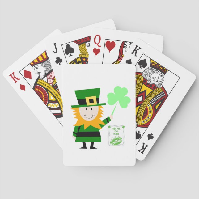 St. Patrick's  Day Playing Card Deck (Back)