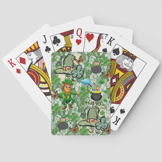 St. Patrick's  Day Playing Card Deck (Back)