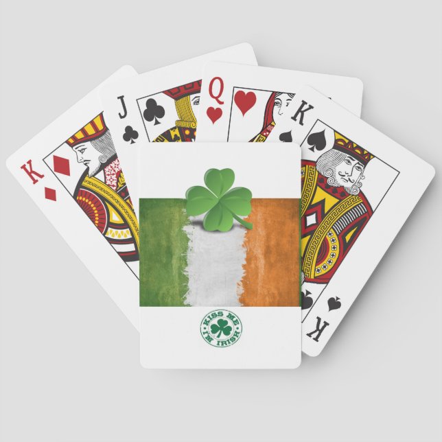 St. Patrick's  Day Playing Card Deck (Back)