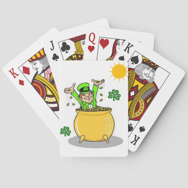 St. Patrick's  Day Playing Card Deck (Back)