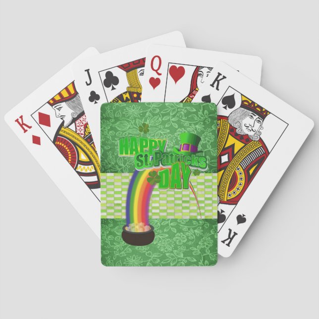 St. Patrick's  Day Playing Card Deck (Back)
