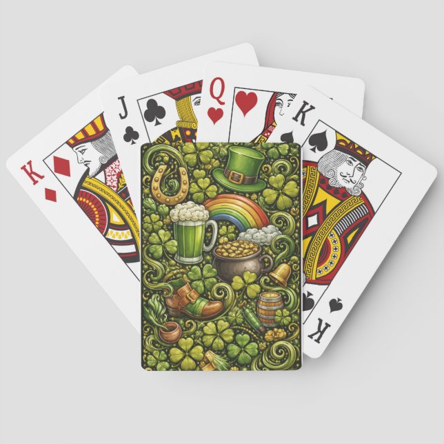 St. Patrick's Day Playing Cards (Back)
