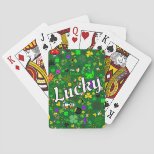 St. Patrick's Day Poker Game Good Lucky Charms  Playing Cards