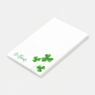 St. Patrick's Day Post-it Notes