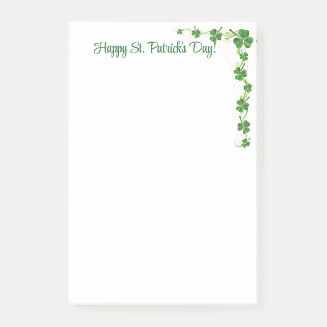St. Patricks Day Post-it Notes (Front)