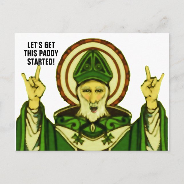 St. Patrick's Day Postcard (Front)