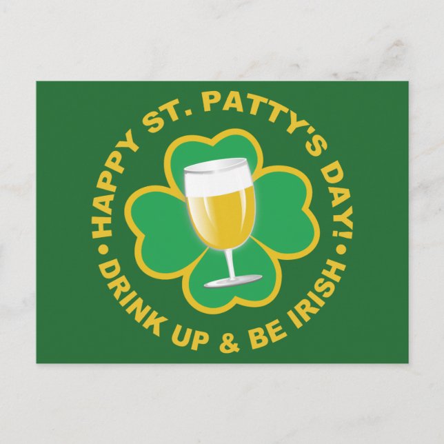 St. Patrick's Day postcard (Front)