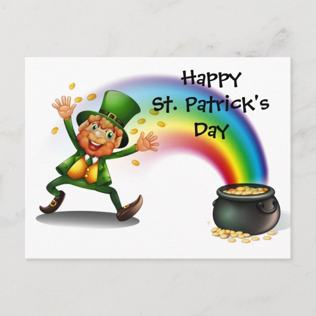 St. Patrick's Day Postcard (Front)