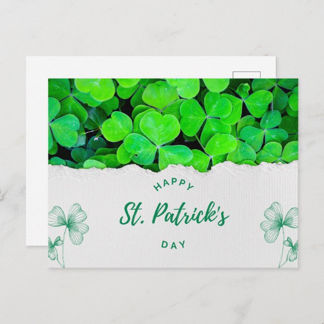 St Patricks Day Postcard (Front/Back)
