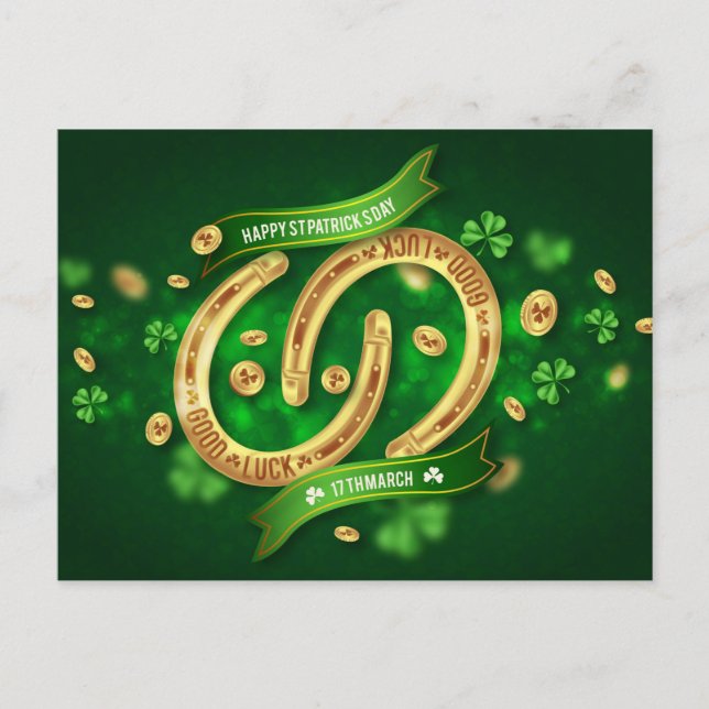 St. Patrick's Day Postcard (Front)