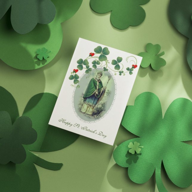 St. Patrick's Day Prayer Blessing Religious Card (Creator Uploaded)