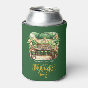 St. Patrick's Day Pub Bar Can Cooler