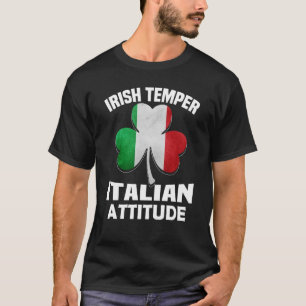 St Patrick's Day pyjamas Irish Temper Italian Atti T-Shirt