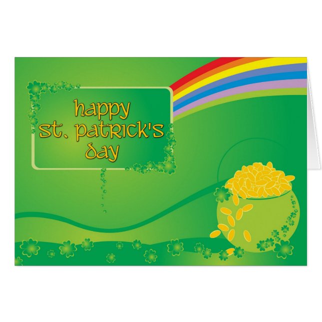 St Patrick's Day Rainbow (Front Horizontal)