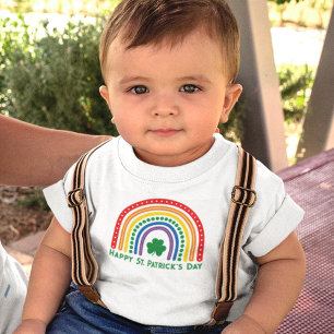 St. Patrick's Day Rainbow Baby Baby T-Shirt