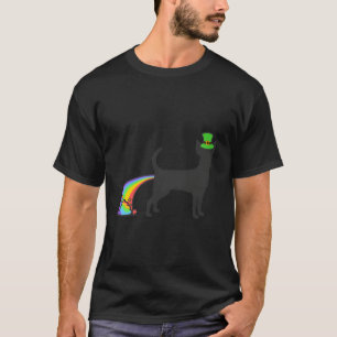 St Patrick'S Day Rainbow Dog - Chihuahua T-Shirt