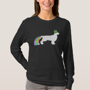 St. Patrick's Day Rainbow Dog Field Spaniel T-Shirt
