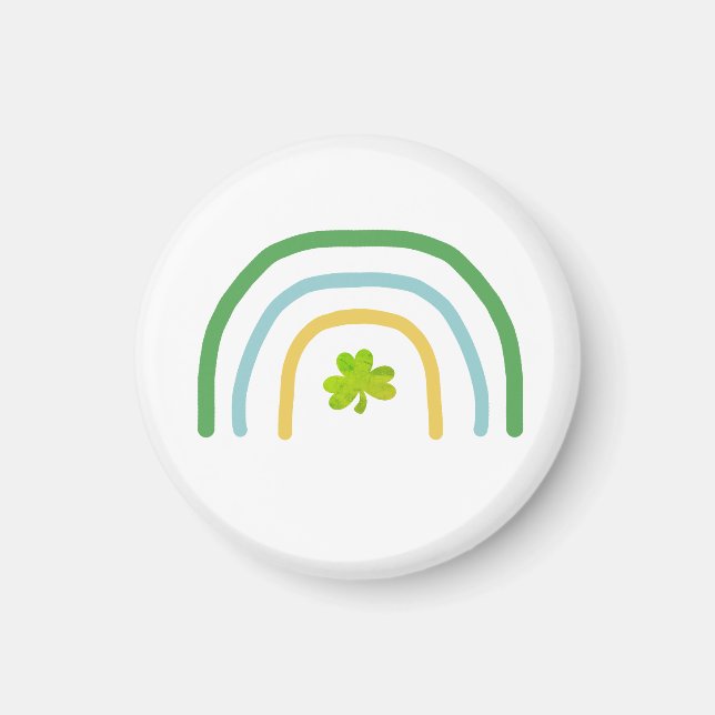 St Patricks Day Rainbow Irish  Magnet (Front)