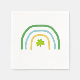 St Patricks Day Rainbow Irish  Napkin