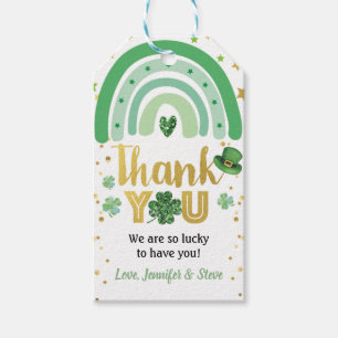 St Patrick's Day Rainbow Thank You Gift Tags
