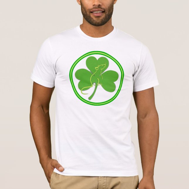 St Patrick's Day rat shirt (Front)