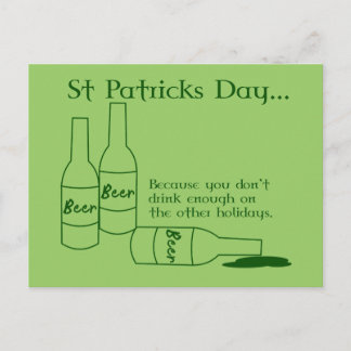 St Patrick's Day Recipe Postcard