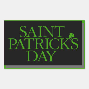 St. Patrick's Day Rectangular Sticker