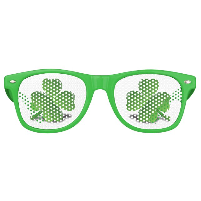 St Patrick's Day Retro Sunglasses (Front)