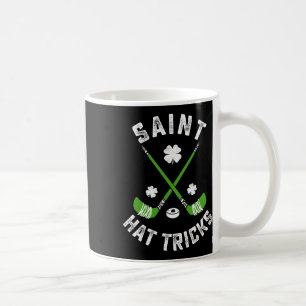 St Patricks Day Saint Hat Tricks Hockey Shamrock K Coffee Mug