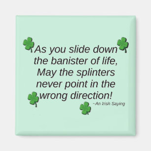 St. Patrick's Day Saying Magnet