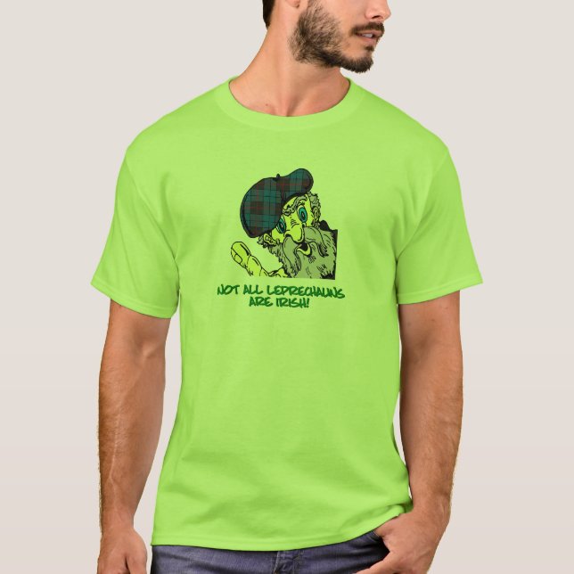 St. Patrick's Day Scottish Leprechaun Shirt (Front)