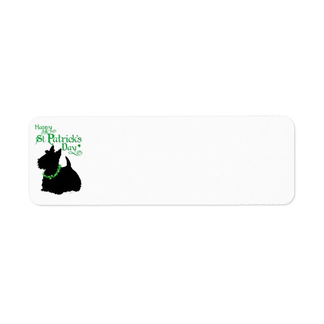 St Patrick's Day Scottish Terrier (Front)