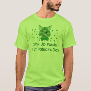 St Patrick's Day Scrapper Cat T-Shirt