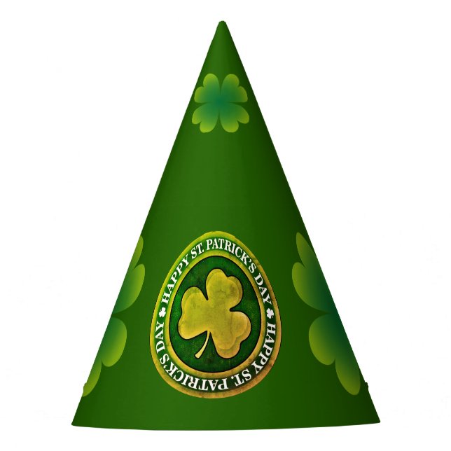 St Patrick's Day Seal Party Hat (Front)