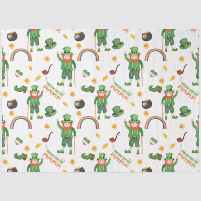 St Patrick's Day Series Design 10 Tissue Paper (Front)