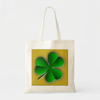 St Patricks Day Shamrock Budget Tote Bag