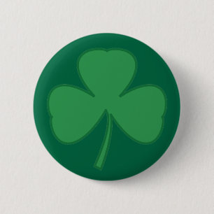 St. Patrick's Day Shamrock Button Pin