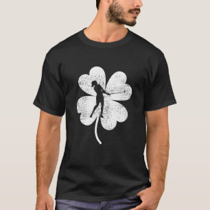 St Patricks Day Shamrock Golf Retro Leprechaun Spo T-Shirt